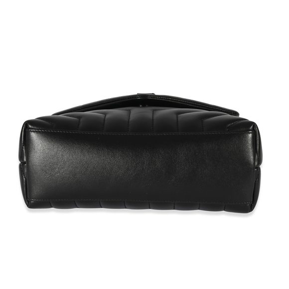 Saint Laurent Black Leather Small Loulou - Picture 5 of 8
